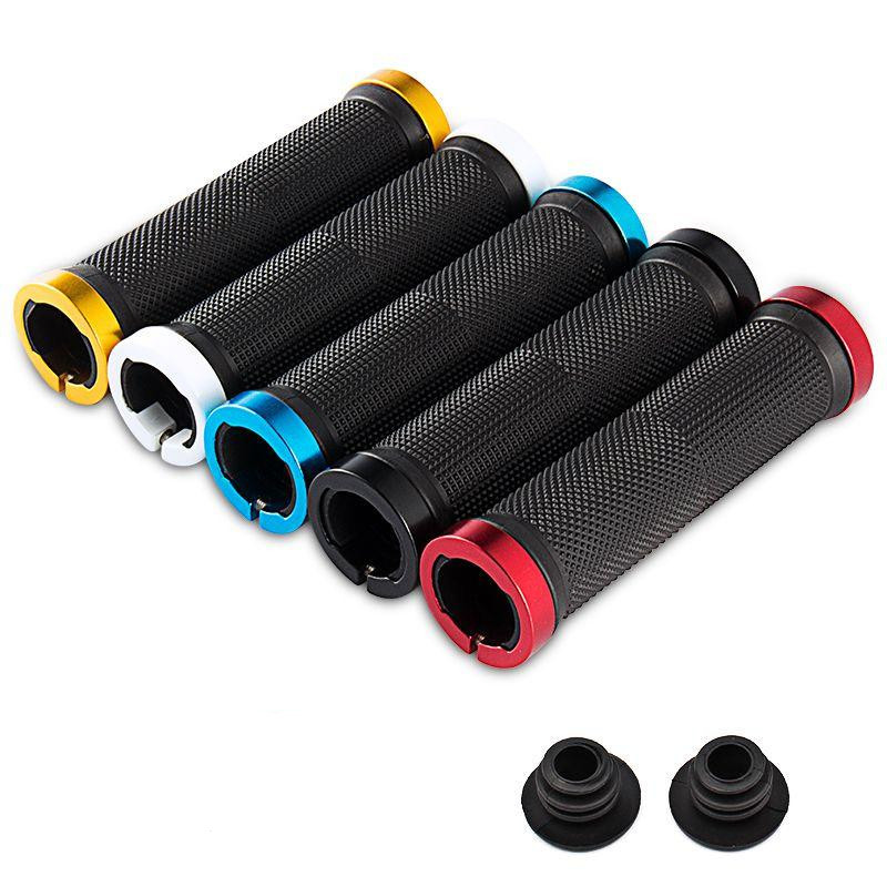Commuter Bike Lock - 2 個ロックオン自転車グリップゴムソフトマウンテンバイクグリップ防塵防水自転車ハンドルノンスリップ MTB 袖口サイクリングアクセサリー