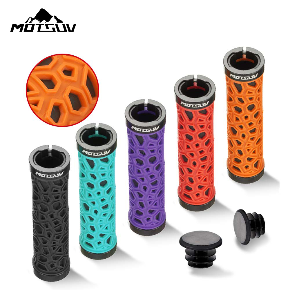 Commuter Bike Lock - 中国風の自転車グリップ MTB バイクハンドバーグリップゴム滑り止め双方向ロックサイクリング BMX バイクハンドルバーグリップ