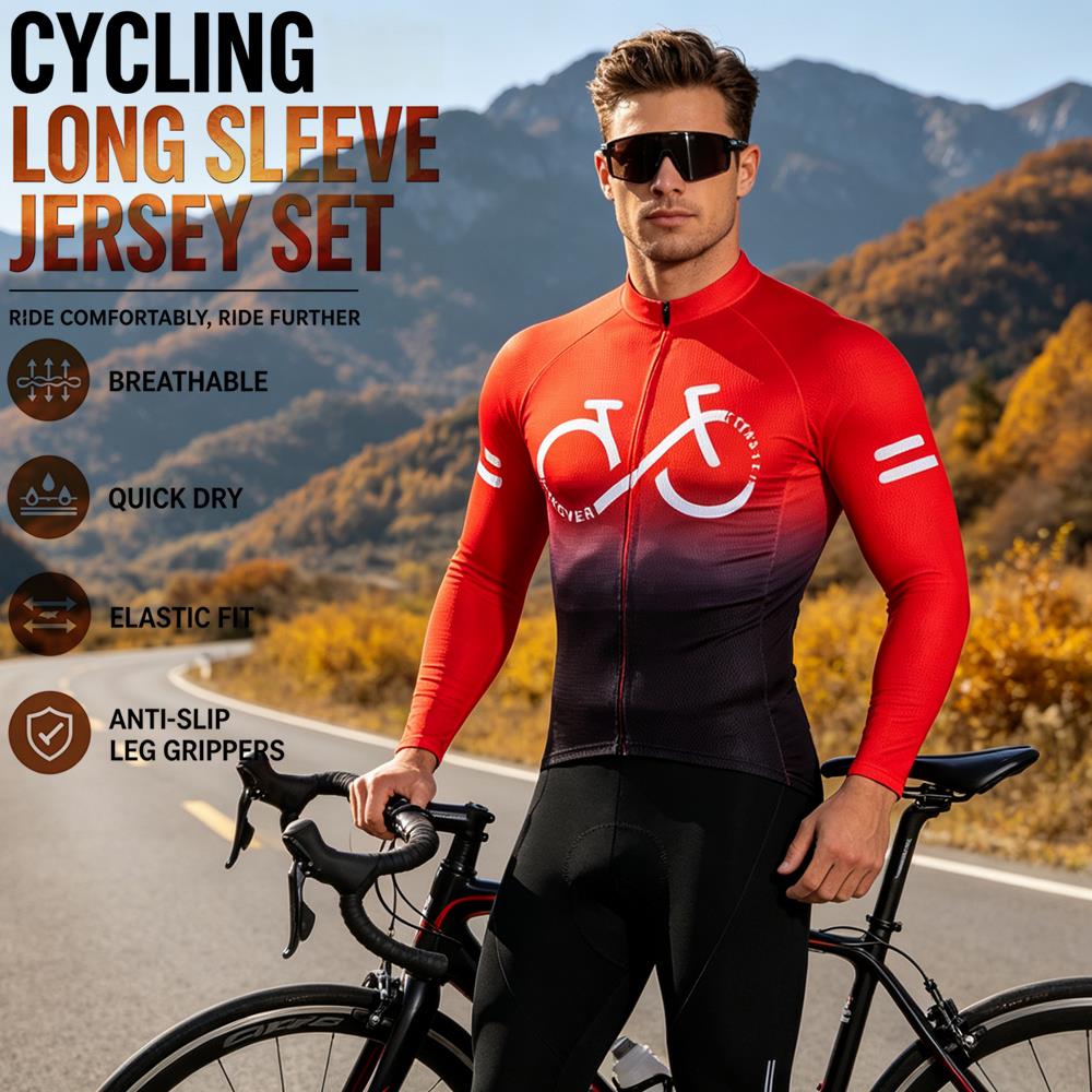 Cycling Commuter Trousers - サイクリングスーツ 春秋 マウンテンバイク サイクリングスーツセット メンズ 長袖