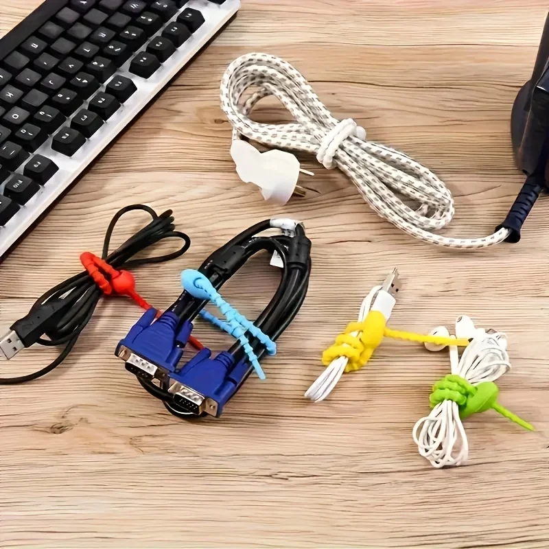 シリコンケーブルタイ 10 個 - 再利用可能、耐久性があり - Cable Lock Flexible のレビューと価格