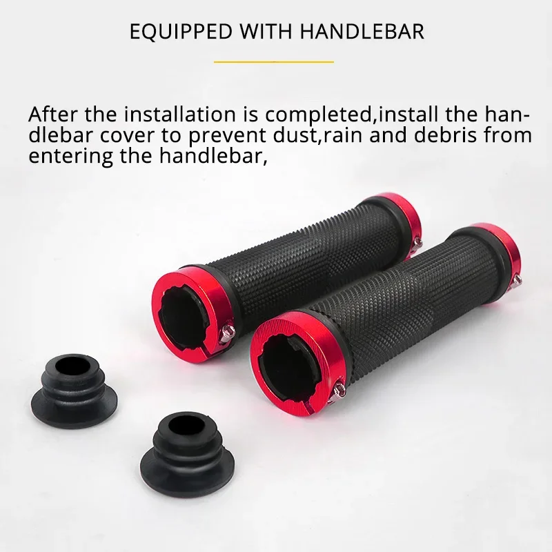 2 個ロックオン自転車グリップゴムソフトマウンテンバイクグリ - Commuter Bike Lock のレビューと価格