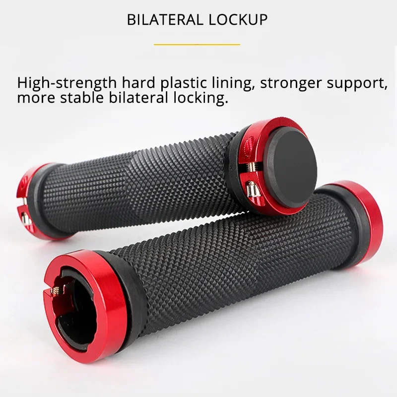 2 個ロックオン自転車グリップゴムソフトマウンテンバイクグリ - Commuter Bike Lock のレビューと価格