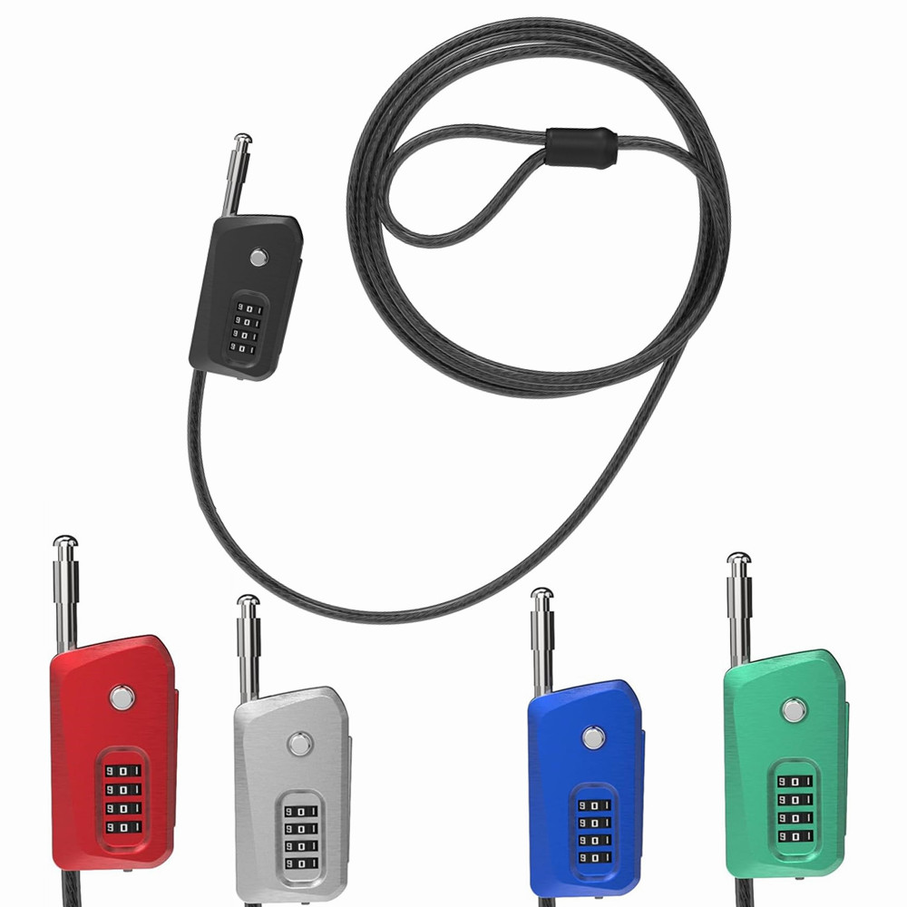 バイク、自転車、スクーター、トレイルカメラ用のパイソンケーブ - Cable Lock Flexible のレビューと価格