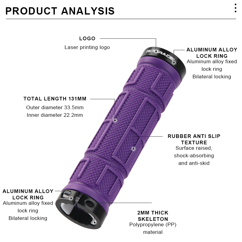 RIDERACE 自転車グリップ、滑り止め加工、マウンテンバ - Commuter Bike Lock のレビューと価格