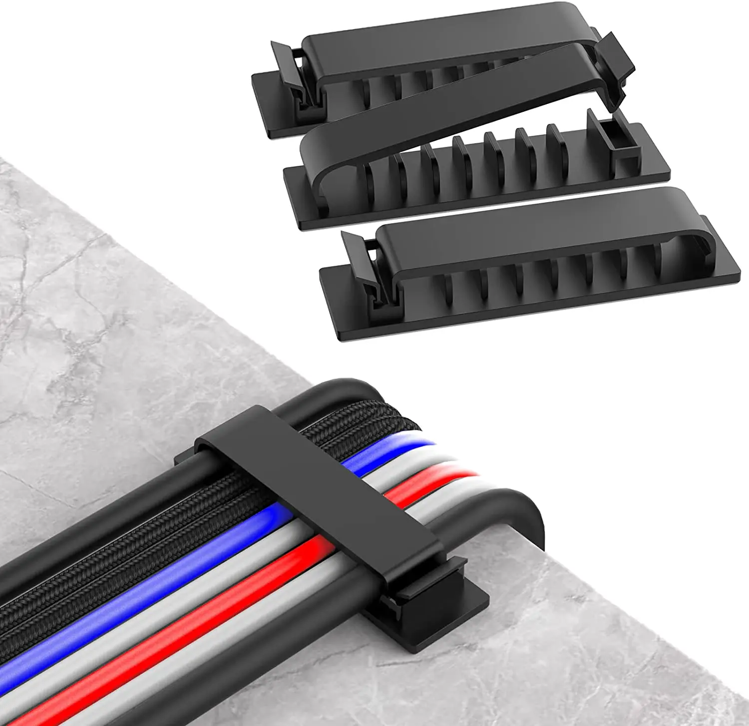 ケーブルオーガナイザー、コードマネジメント、ワイヤーホルダー - Cable Lock Flexible のレビューと価格