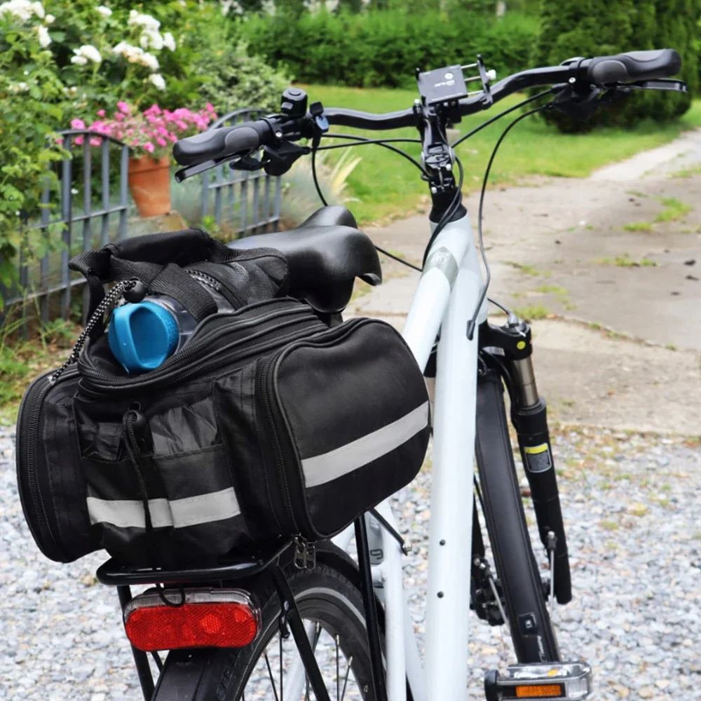 自転車トランクバッグ 27L 自転車ラックリアバッグ レイン - Cycling Commute In Rain のレビューと価格