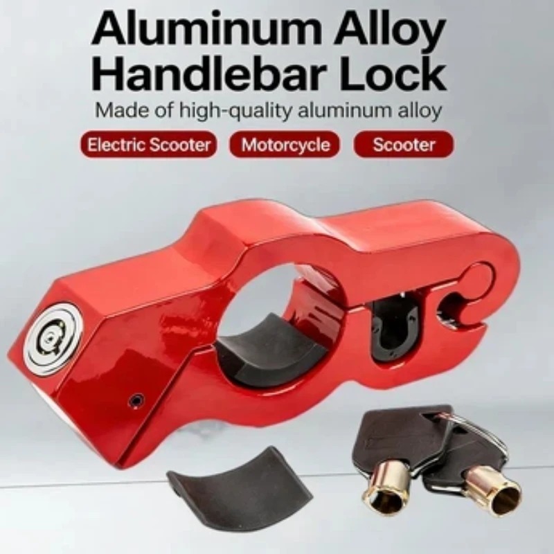 ヘビーデューティースチール製オートバイハンドルバーロック、A - Commuter Bike Lock のレビューと価格